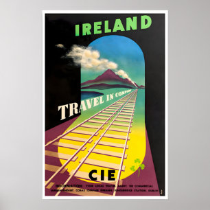 Poster Cartaz de Viagem da Irlanda Arte Irlandesa Impress