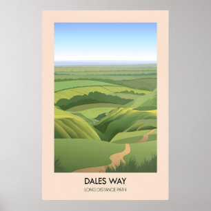 Poster Cartaz de Viagem Dales Way
