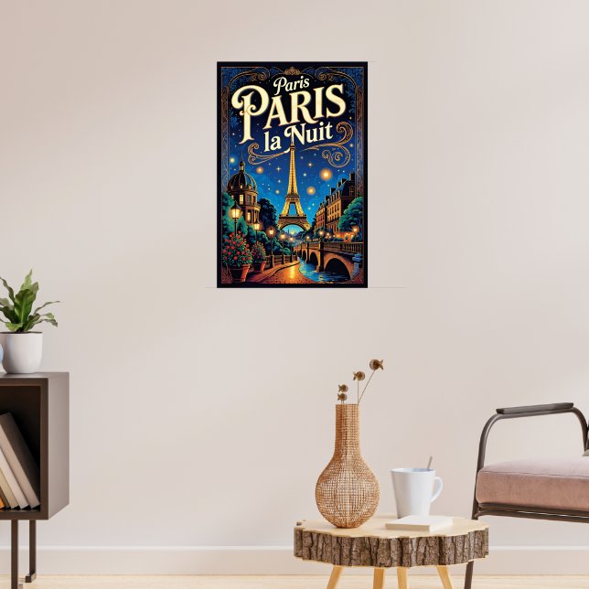 Poster Cartaz de Viagem de Paris,  (Sala de Estar 3)