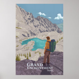Poster Cartaz de Viagem do Grand Enchantment Trail