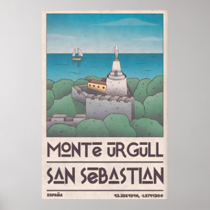 Poster Cartaz de Viagem do Mt Fuji - Estilo Vintage com