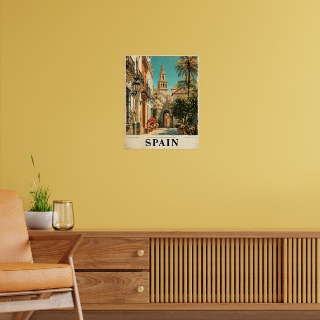Poster Cartaz de Viagem Espanha (Sala de Estar 2)