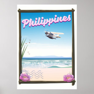 Poster Cartaz de viagem Filipinas