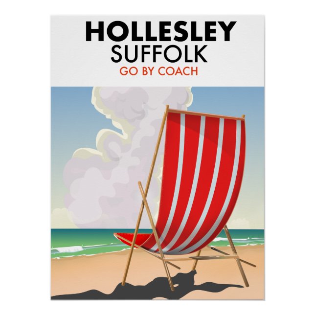 Póster Cartaz de viagem Hollesley Suffolk (Frente)