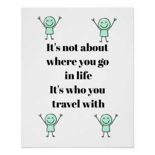 Póster Cartaz de Viagem Inspirador