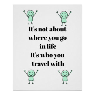 Póster Cartaz de Viagem Inspirador