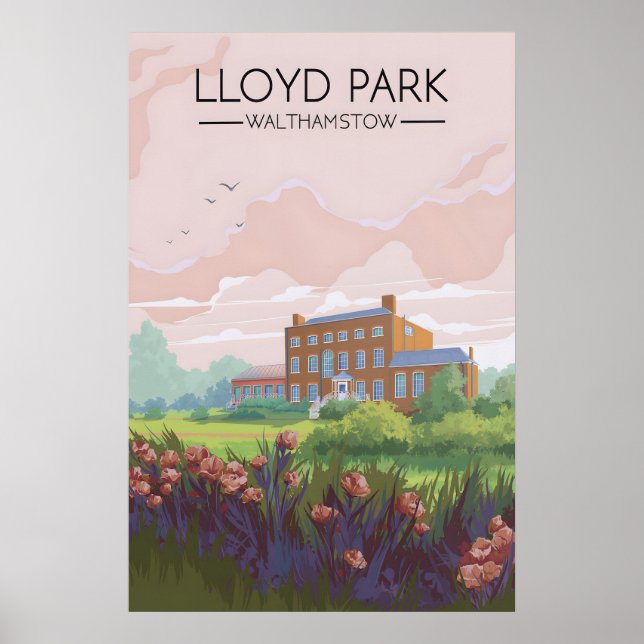 Poster Cartaz de Viagem Lloyd Park Londres (Frente)