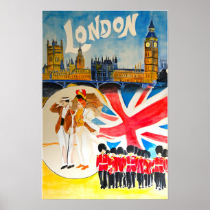 Poster Cartaz de Viagem Londres Arte Inglaterra UK Impres