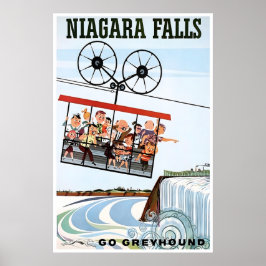 Poster Cartaz de Viagem Niagara Falls Arte Canadá Impress
