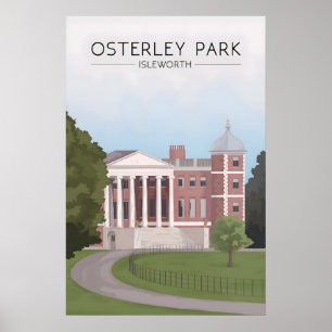 Poster Cartaz de Viagem Osterley Park Londres