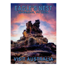 Póster Cartaz de Viagem pela Austrália