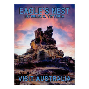 Póster Cartaz de Viagem pela Austrália