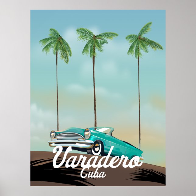 Poster Cartaz de viagem Varadero Cuba (Frente)