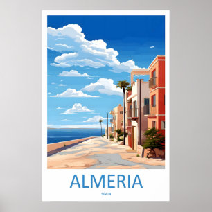 Poster Cartaz de Viagem Vintage Almera Parque Nacional de