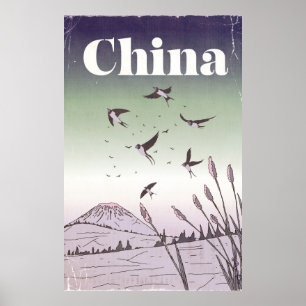 Poster Cartaz de Viagem Vintage China