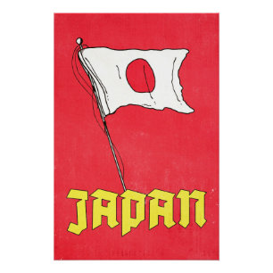 Póster Cartaz de Viagem Vintage Japão