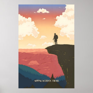Poster Cartaz de Viagens da Trilha Appalachian