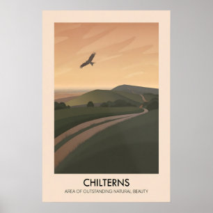 Poster Cartaz de Viagens do Chilterns AONB