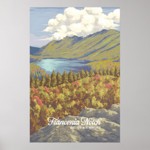 Poster Cartaz de Viagens do Parque Estadual Franconia Not