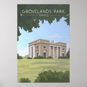 Poster Cartaz de Viagens do Parque Grovelands