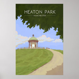 Poster Cartaz de Viagens Heaton Park Manchester