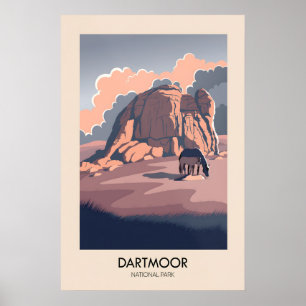 Poster Cartaz de Viagens Moderno do Parque Nacional de Da