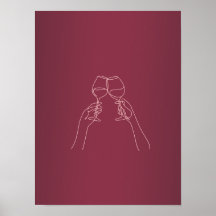 Cartaz de Vinho Cheers