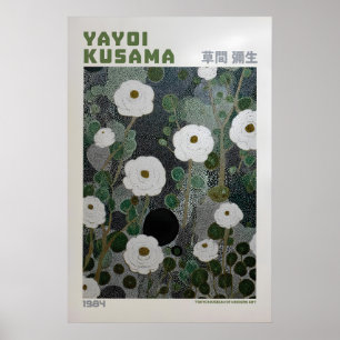 Poster Cartaz de Yayoi Kusama - Flor Inspirada em Yayoi K