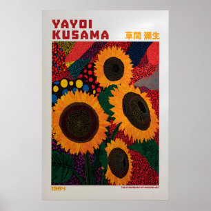 Poster Cartaz de Yayoi Kusama - Inspirado em Yayoi Kusama