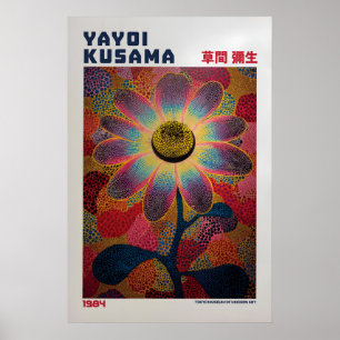 Poster Cartaz de Yayoi Kusama - Inspirado em Yayoi Kusama