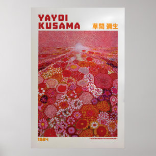 Poster Cartaz de Yayoi Kusama - Inspirado em Yayoi Kusama