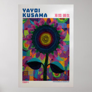 Poster Cartaz de Yayoi Kusama - Inspirado em Yayoi Kusama