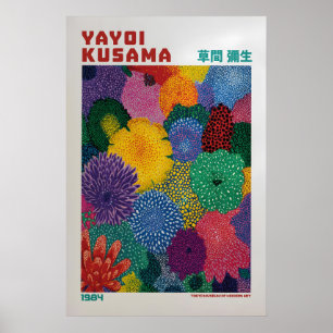 Poster Cartaz de Yayoi Kusama - Inspirado em Yayoi Kusama