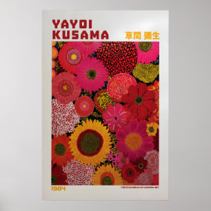 Poster Cartaz de Yayoi Kusama - Inspirado em Yayoi Kusama