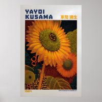 Cartaz de Yayoi Kusama - Inspirado em Yayoi Kusama