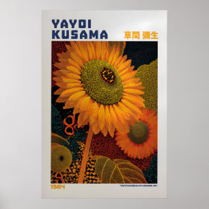 Poster Cartaz de Yayoi Kusama - Inspirado em Yayoi Kusama