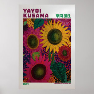 Poster Cartaz de Yayoi Kusama - Inspirado em Yayoi Kusama