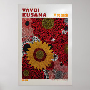 Poster Cartaz de Yayoi Kusama - Inspirado em Yayoi Kusama