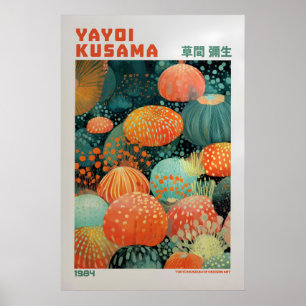 Poster Cartaz de Yayoi Kusama - Inspirado em Yayoi Kusama