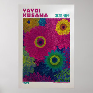 Poster Cartaz de Yayoi Kusama - Inspirado em Yayoi Kusama