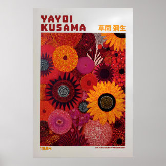 Poster Cartaz de Yayoi Kusama - Inspirado em Yayoi Kusama