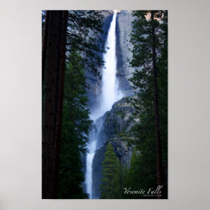 Póster Cartaz de Yosemite Falls