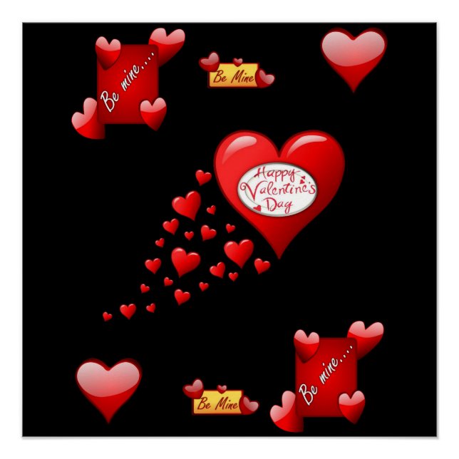 Póster Cartaz Dia dos Namorados (Frente)