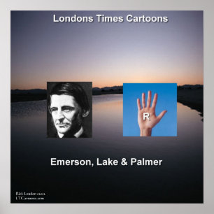 Póster Cartaz Divertido Emerson & O Lago