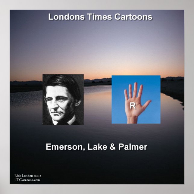 Póster Cartaz Divertido Emerson & O Lago (Frente)