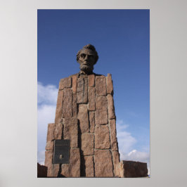Póster Cartaz do Abe Lincoln
