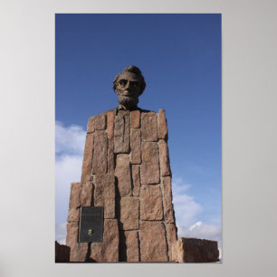 Póster Cartaz do Abe Lincoln