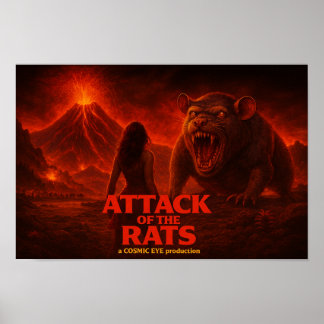 Poster Cartaz do Ataque dos Ratos