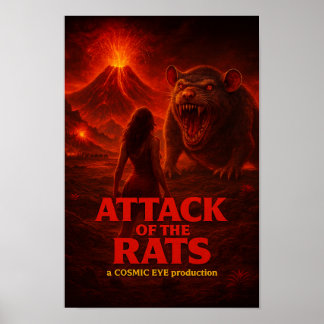 Poster Cartaz do Ataque dos Ratos