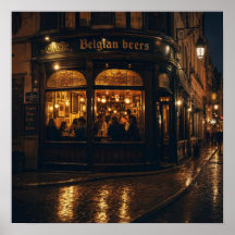 Cartaz do Beerhouse Belgian Corner à Noite
